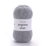 Příze Angora Star - světle šedá 2