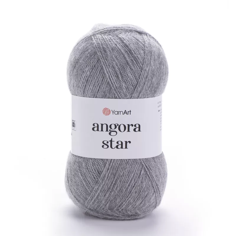 Příze Angora Star - světle šedá 2 YarnArt