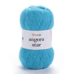 Příze Angora Star - světle tyrkysová