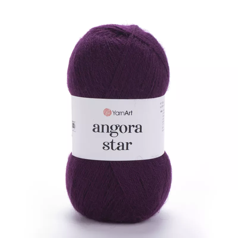 Příze Angora Star - tmavě fialová YarnArt