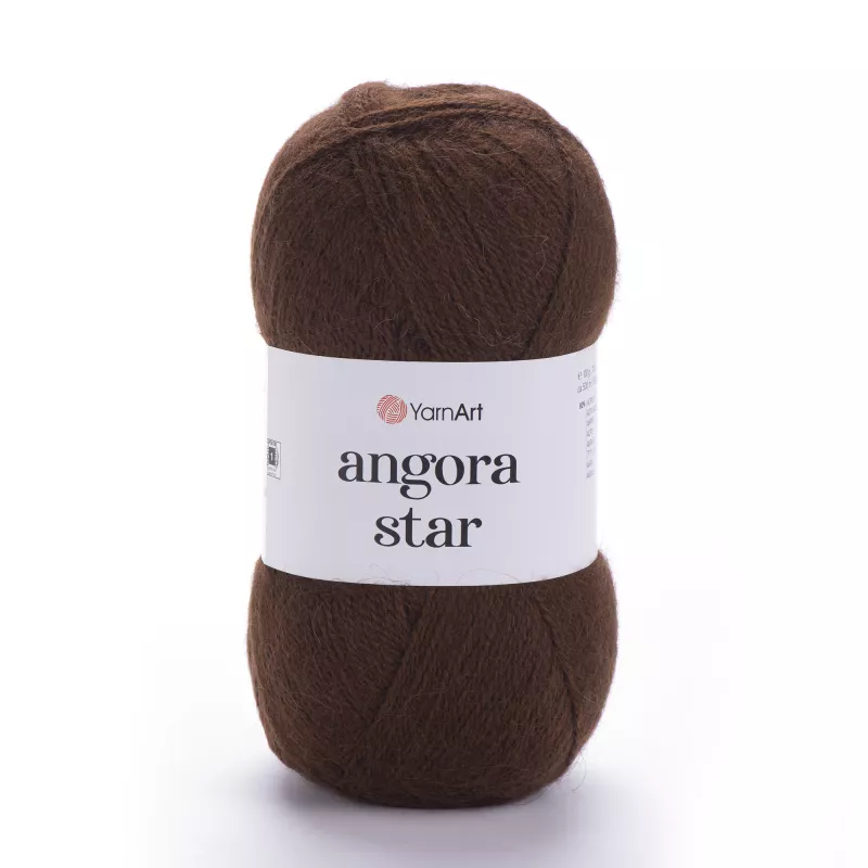 Příze Angora Star - tmavě hnědá YarnArt