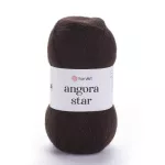 Příze Angora Star - tmavě hnědá