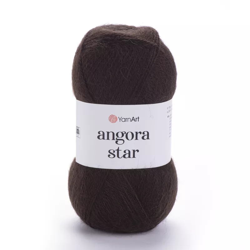 Příze Angora Star - tmavě hnědá YarnArt