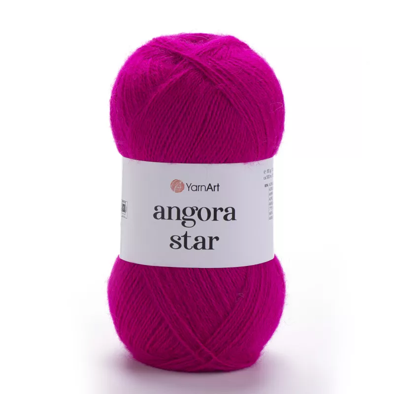 Příze Angora Star - tmavě růžová YarnArt