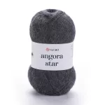 Příze Angora Star - tmavě šedá