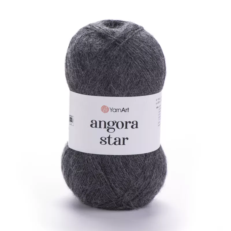 Příze Angora Star - tmavě šedá YarnArt