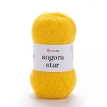 Příze Angora Star - tmavě žlutá
