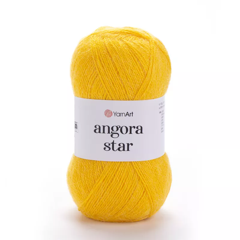 Příze Angora Star - tmavě žlutá YarnArt