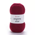 Příze Angora Star - vínová