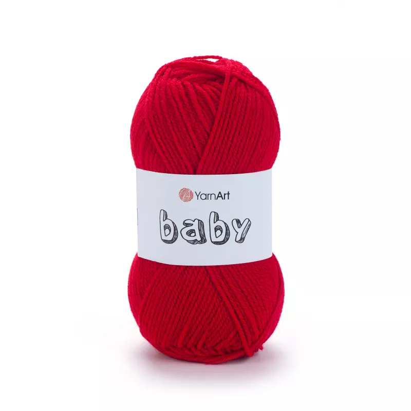 Příze Baby - razivě červená YarnArt
