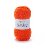 Příze Baby - razivě oranžová