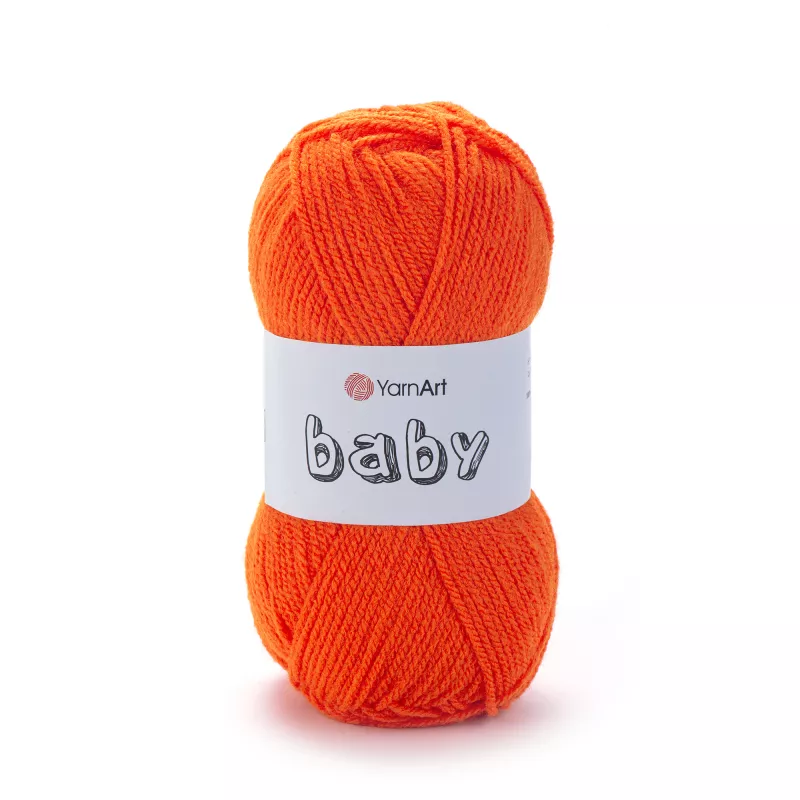 Příze Baby - razivě oranžová YarnArt