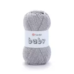 Příze Baby - šedá