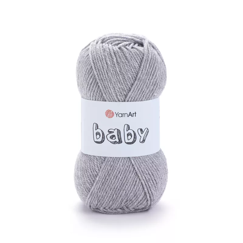 Příze Baby - šedá YarnArt