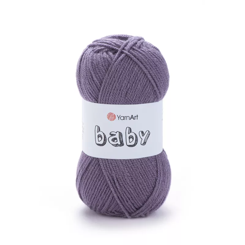 Příze Baby - šedofialová YarnArt