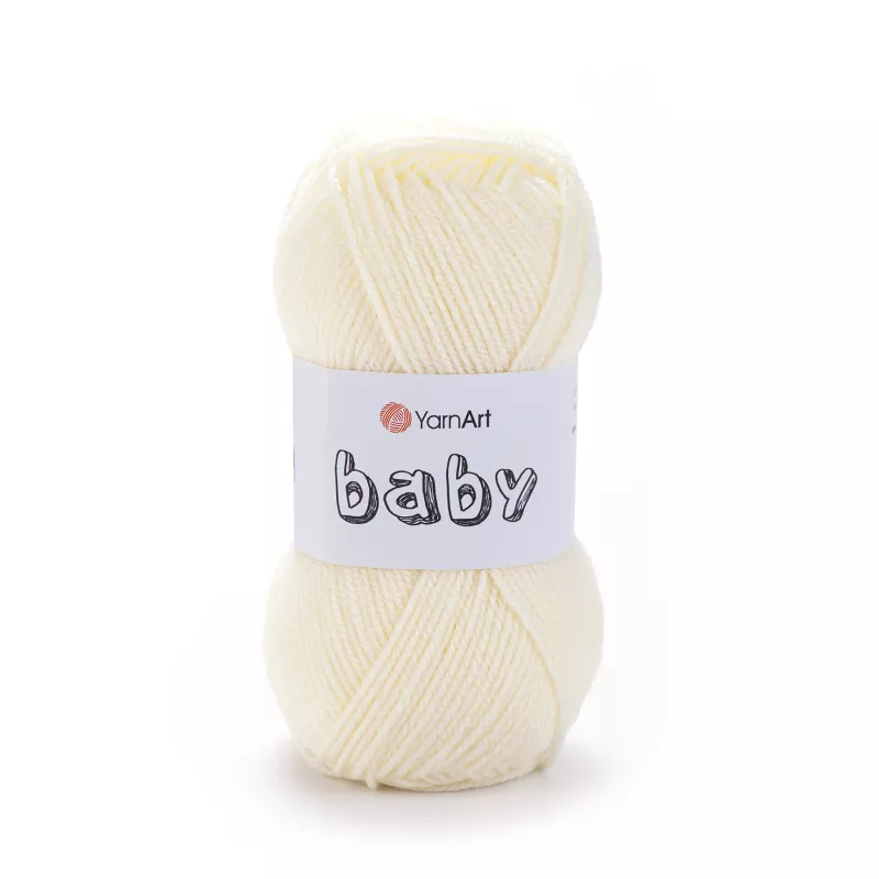 Příze Baby - světlounce žlutá YarnArt