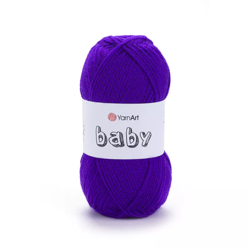 Příze Baby - tmavě fialová YarnArt