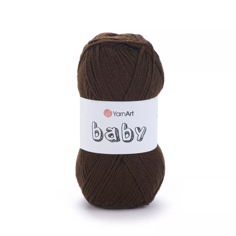 Příze Baby - tmavě hnědá YarnArt