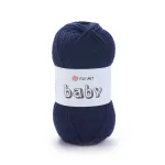 Příze Baby - tmavě modrá