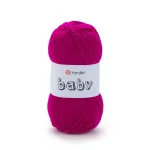 Příze Baby - tmavě růžová