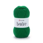 Příze Baby - tmavě zelená