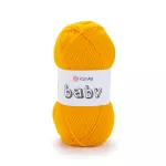 Příze Baby - tmavě žlutá