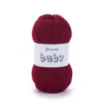 Příze Baby - vínová