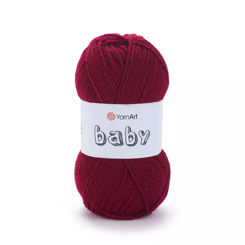 Příze Baby - vínová YarnArt