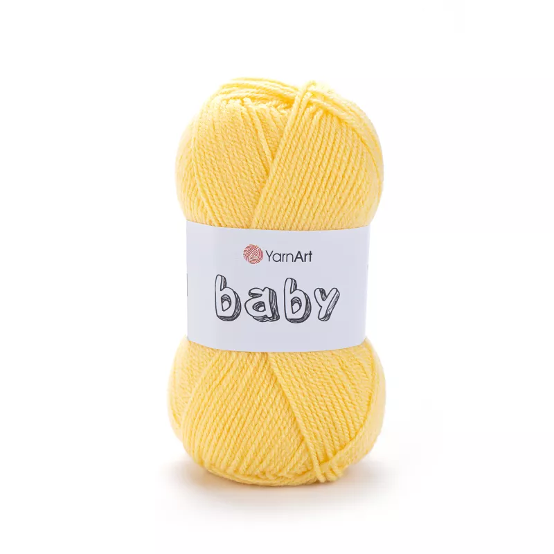 Příze Baby - žlutá YarnArt