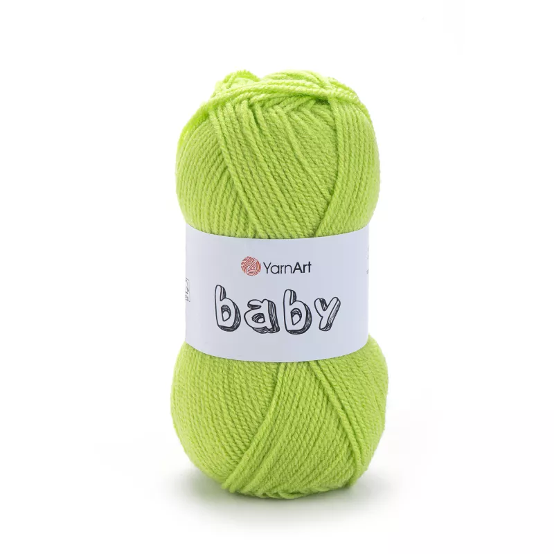 Příze Baby - žlutozelená YarnArt