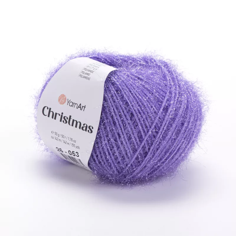 Příze Christmas - fialová YarnArt