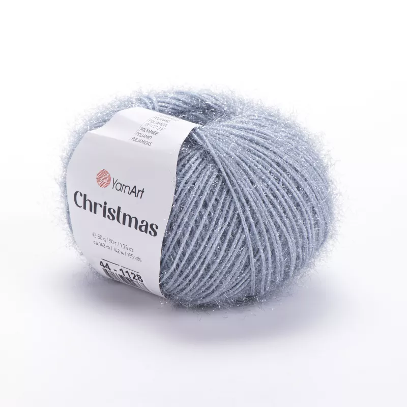 Příze Christmas - světle šedá YarnArt