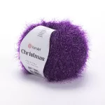 Příze Christmas - tmavě fialová