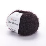 Příze Christmas - tmavě hnědá