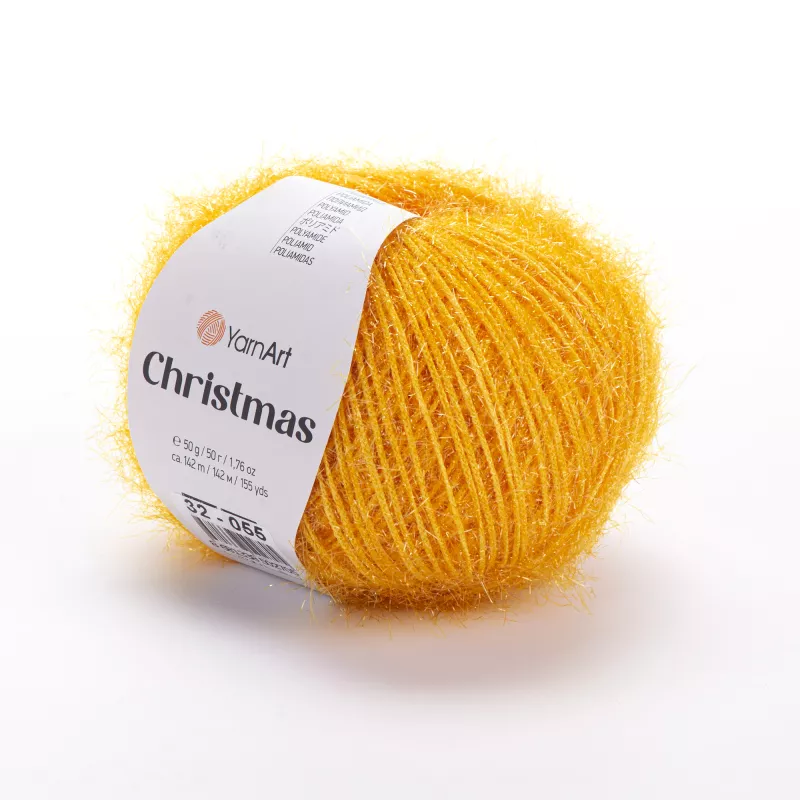 Příze Christmas - žlutá YarnArt