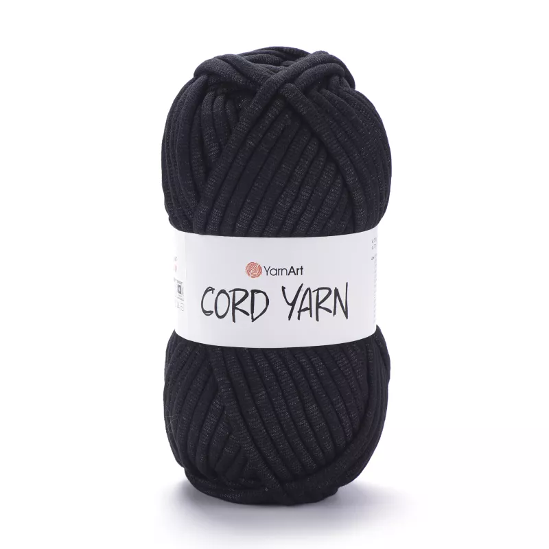 Příze Cord Yarn - černá YarnArt