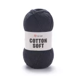 Příze Cotton Soft - antracitová