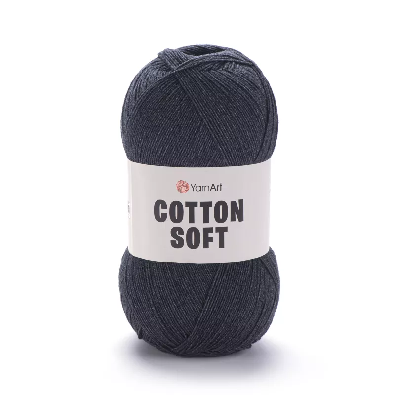 Příze Cotton Soft - antracitová YarnArt
