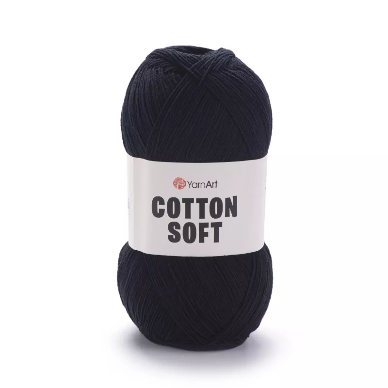 Příze Cotton Soft - černá YarnArt