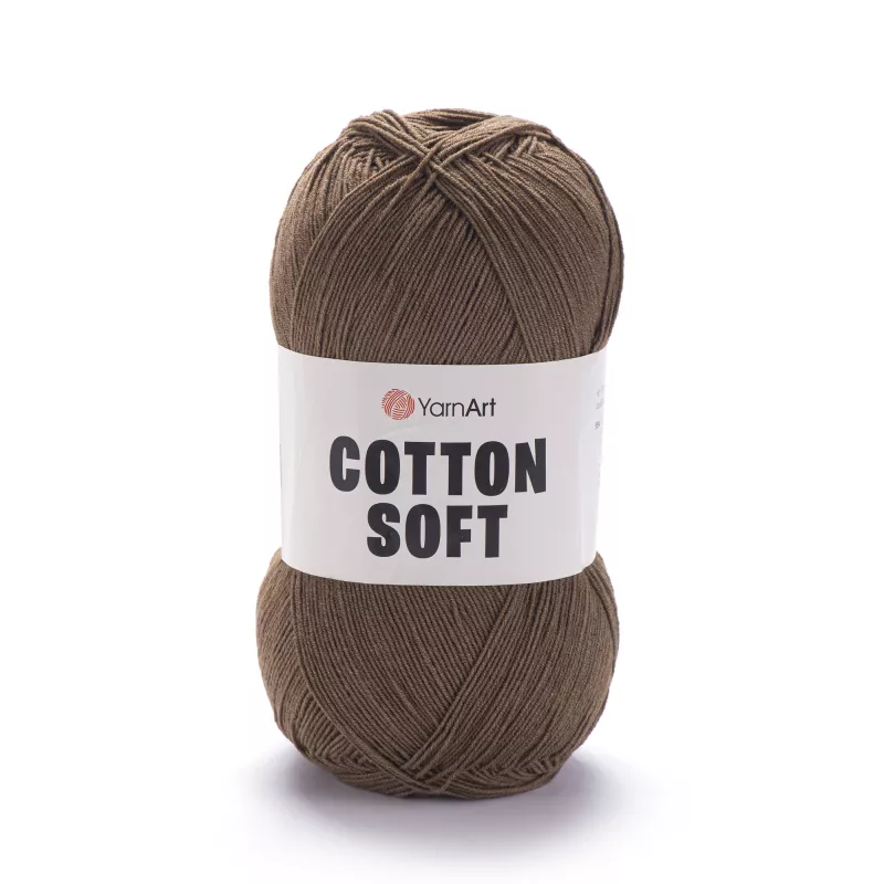 Příze Cotton Soft - hnědá YarnArt