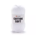 Příze Cotton Soft - razivě bílá