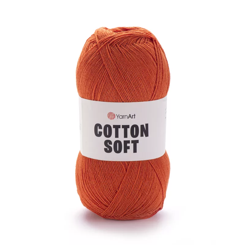 Příze Cotton Soft - rezavá YarnArt