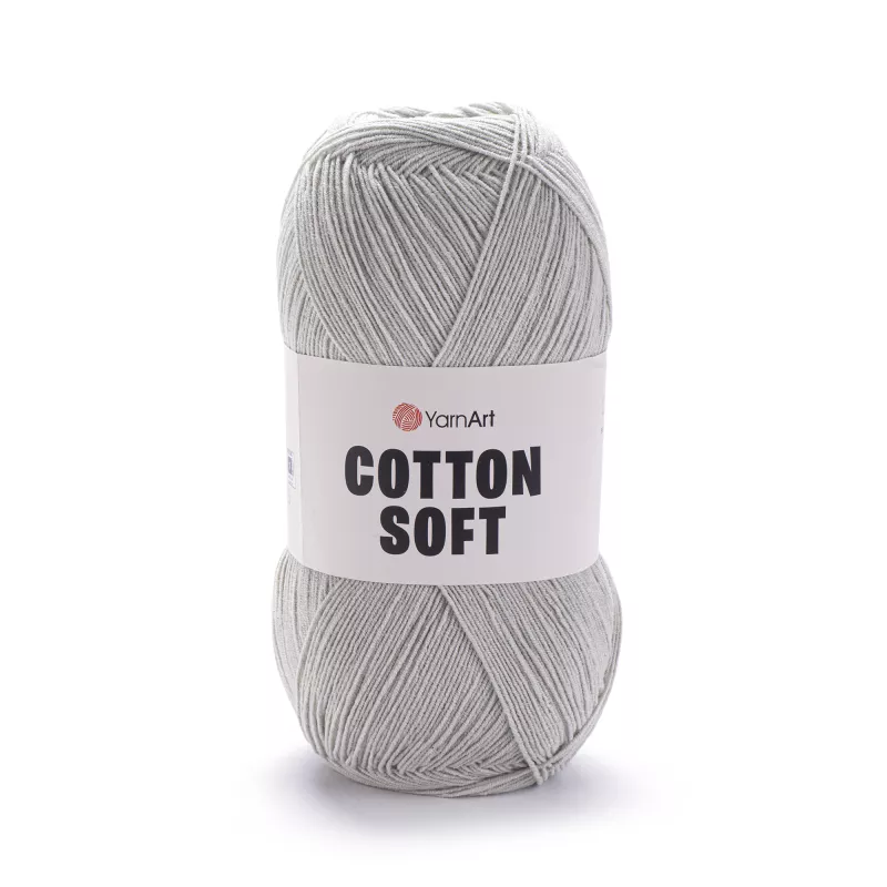 Příze Cotton Soft - světle šedá YarnArt