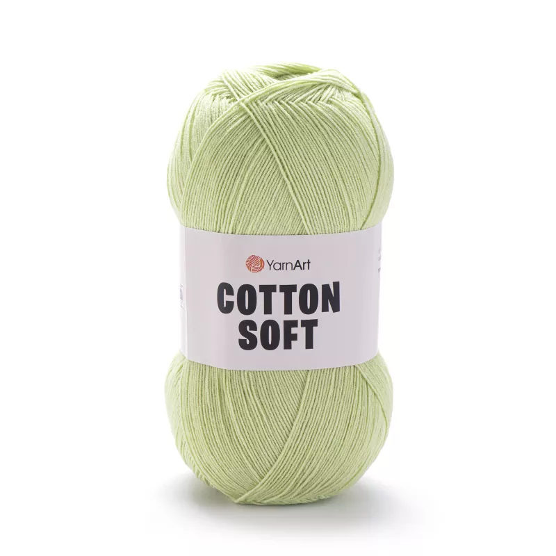 Příze Cotton Soft - světle zelená YarnArt