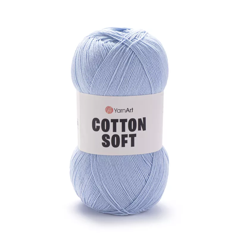 Příze Cotton Soft - světlounce modrá YarnArt
