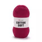 Příze Cotton Soft - tmavě červená