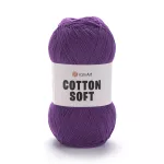 Příze Cotton Soft - tmavě fialová