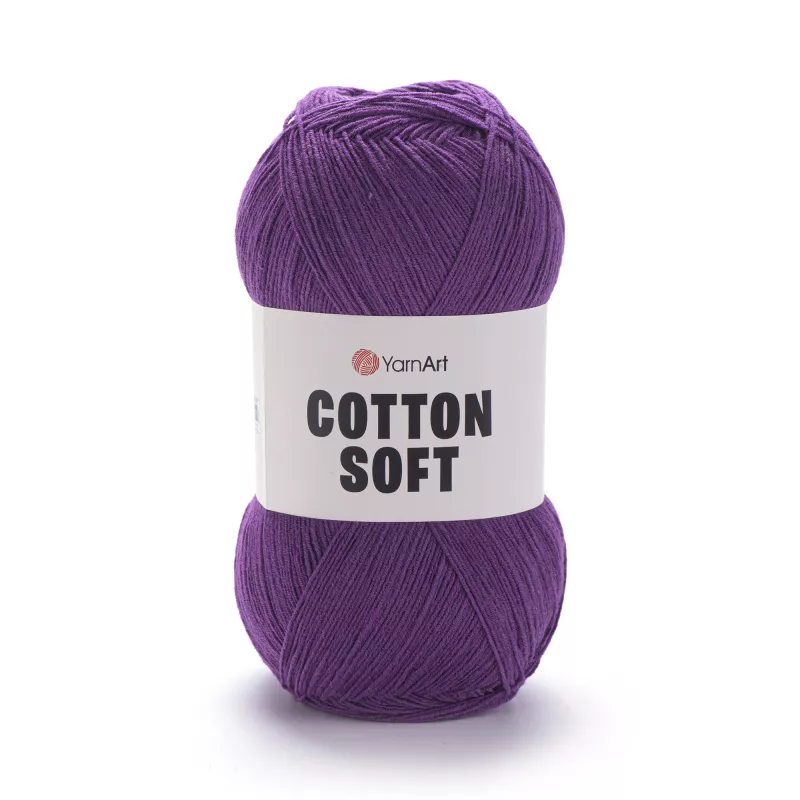 Příze Cotton Soft - tmavě fialová YarnArt