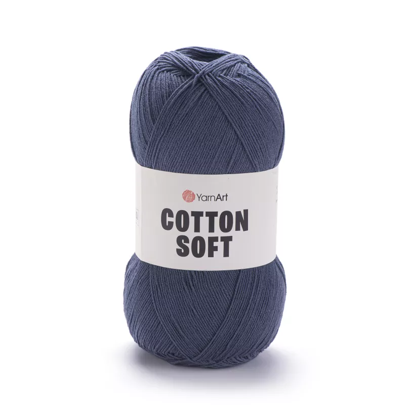 Příze Cotton Soft - tmavě šedá YarnArt
