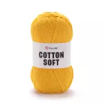 Příze Cotton Soft - tmavě žlutá